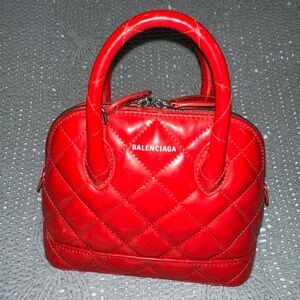 Red Mini Balenciaga Handbag
